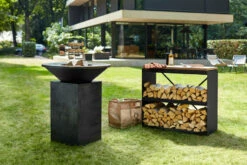 Armario De Almacenaje Negro De Madera Con 2 Estantes 9 Armario De Almacenaje Negro De Madera Con 2 Estantes -Parilla Ventas 2024 Armario de Almacenaje Negro de Madera con 2 Estantes 3