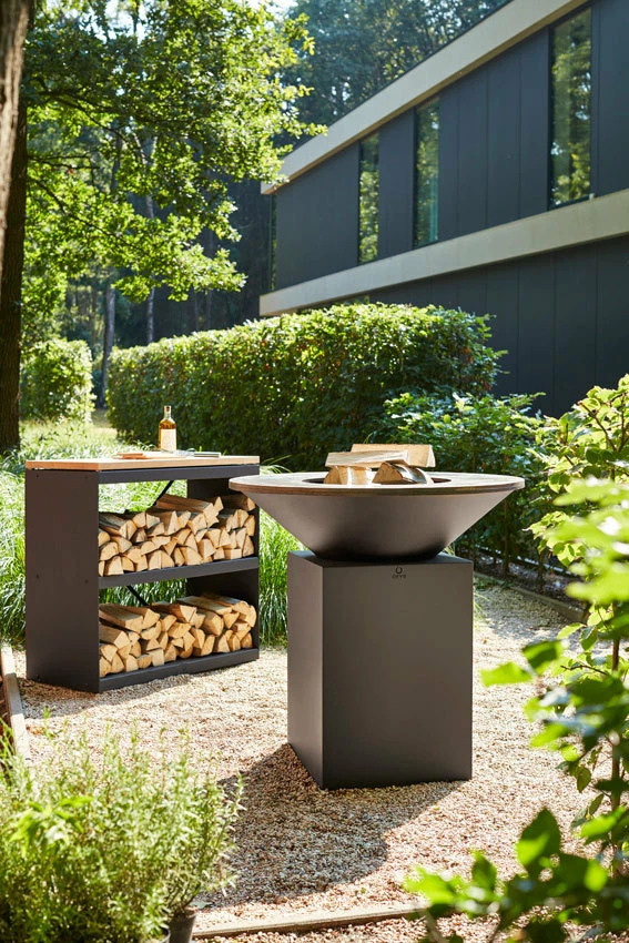 Armario De Almacenaje Negro De Madera Con 2 Estantes 6 Armario De Almacenaje Negro De Madera Con 2 Estantes - Imagen 4