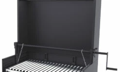 Barbacoa Carbón Y Leña 60 Cm Con Paravaientos Y Elevador 5 Barbacoa Carbón Y Leña 60 Cm Con Paravaientos Y Elevador -Parilla Ventas 2024 Barbacoa Carbon y Lena 60 cm con Paravaientos y Elevador 2