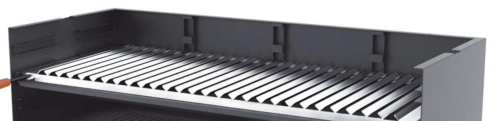 Barbacoa De Carbón Y Leña 100 Cm 4 Barbacoa De Carbón Y Leña 100 Cm - Imagen 2