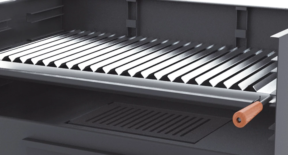 Barbacoa De Carbón Y Leña 80 Cm 4 Barbacoa De Carbón Y Leña 80 Cm - Imagen 2