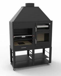 Barbacoa Argentina 140 Cm. Con Horno Y Estantes