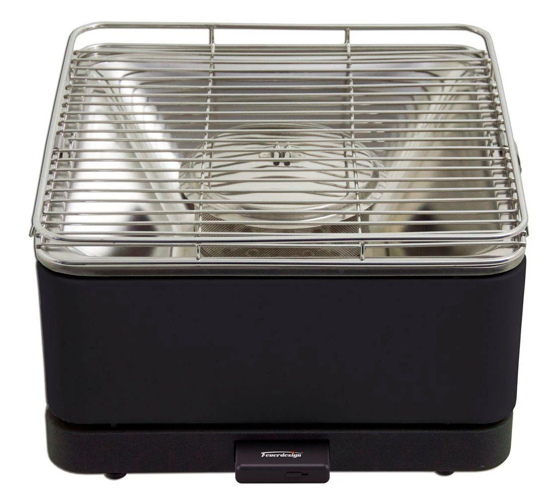 Barbacoa Portatil Sin Humo Teide Gris 3 Barbacoa Portatil Sin Humo Teide Gris