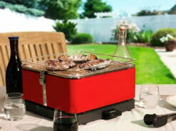 Barbacoa Portatil Sin Humo Teide Rojo -Parilla Ventas 2024 Barbacoa Portatil Sin Humo Teide Rojo 11