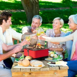 Barbacoa Portatil Sin Humo Teide Rojo -Parilla Ventas 2024 Barbacoa Portatil Sin Humo Teide Rojo 14