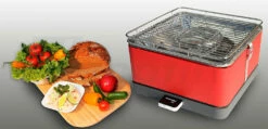 Barbacoa Portatil Sin Humo Teide Rojo -Parilla Ventas 2024 Barbacoa Portatil Sin Humo Teide Rojo 9
