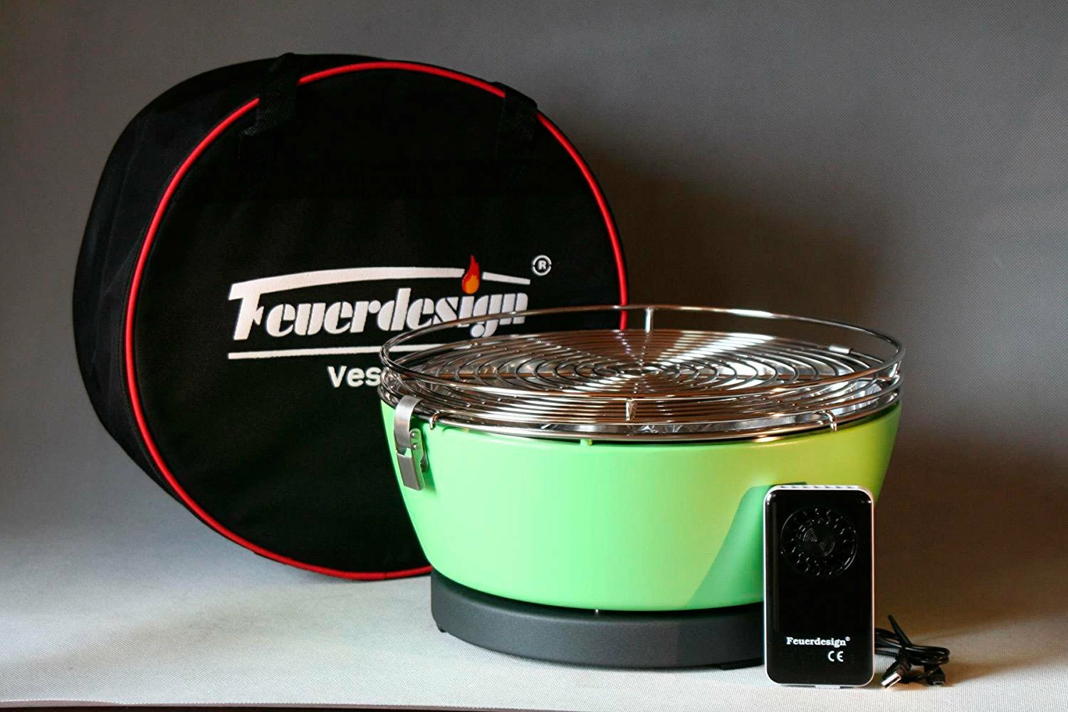 Barbacoa Portatil Sin Humo Vesubio Verde 18 Barbacoa Portatil Sin Humo Vesubio Verde - Imagen 16