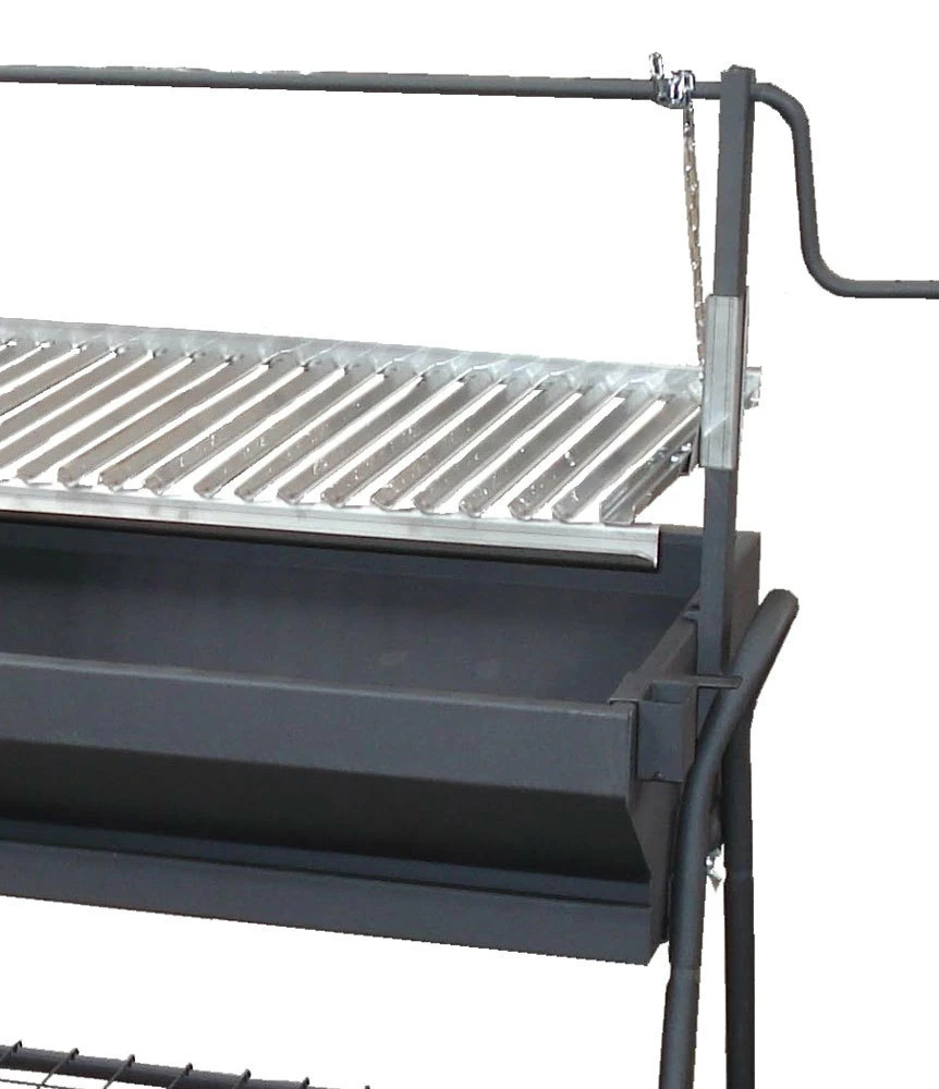 IMEX Barbacoa Con Parrilla-Plancha Inox. Y Elevador 80 Cm. 4 IMEX Barbacoa Con Parrilla-Plancha Inox. Y Elevador 80 Cm. - Imagen 2