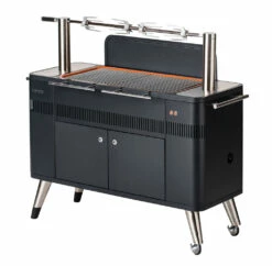 Barbacoa De Carbón Con Rustidor Hub