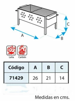 IMEX Barbacoa De Mesa Con Parrilla Cincada III -Parilla Ventas 2024 Barbacoa de Mesa con Parrilla Cincada III 3