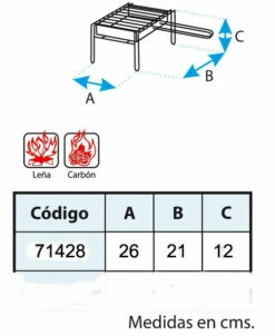 IMEX Barbacoa De Mesa Con Parrilla Cincada II -Parilla Ventas 2024 Barbacoa de Mesa con Parrilla Cincada II 3