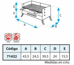 IMEX Barbacoa De Mesa Con Parrilla Inox 7 IMEX Barbacoa De Mesa Con Parrilla Inox -Parilla Ventas 2024 Barbacoa de Mesa con Parrilla Inox 3