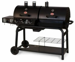 Barbacoa Duo De Gas Y De Carbón -Parilla Ventas 2024 Barbacoa duo gas carbon char griller 4