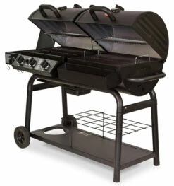 Barbacoa Duo De Gas Y De Carbón -Parilla Ventas 2024 Barbacoa duo gas carbon char griller 5