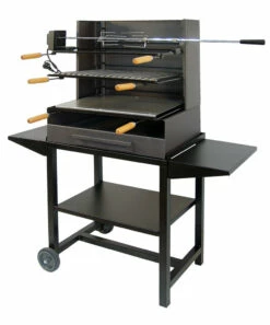 Barbacoa Todo Metal Con Rustidor