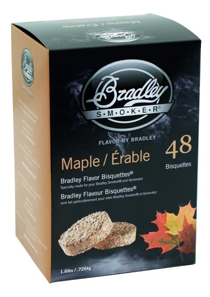 Bisquettes Bradley 48 Unidades Sabor Arce 3 Bisquettes Bradley 48 Unidades Sabor Arce
