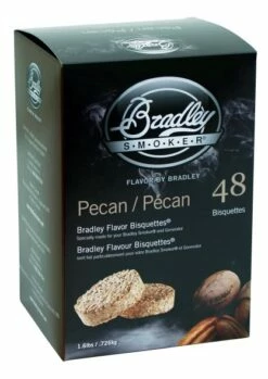 Bisquettes Bradley 48 Unidades Sabor Pecan