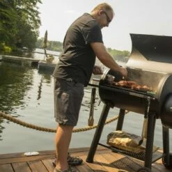 Broil King Regal Offset 400 -Parilla Ventas 2024 Broil King Offset Smoker 500 15