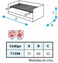 Cajon Barbacoa Argentina Extra Fondo -Parilla Ventas 2024 Cajon Barbacoa Argentina Extra Fondo 3