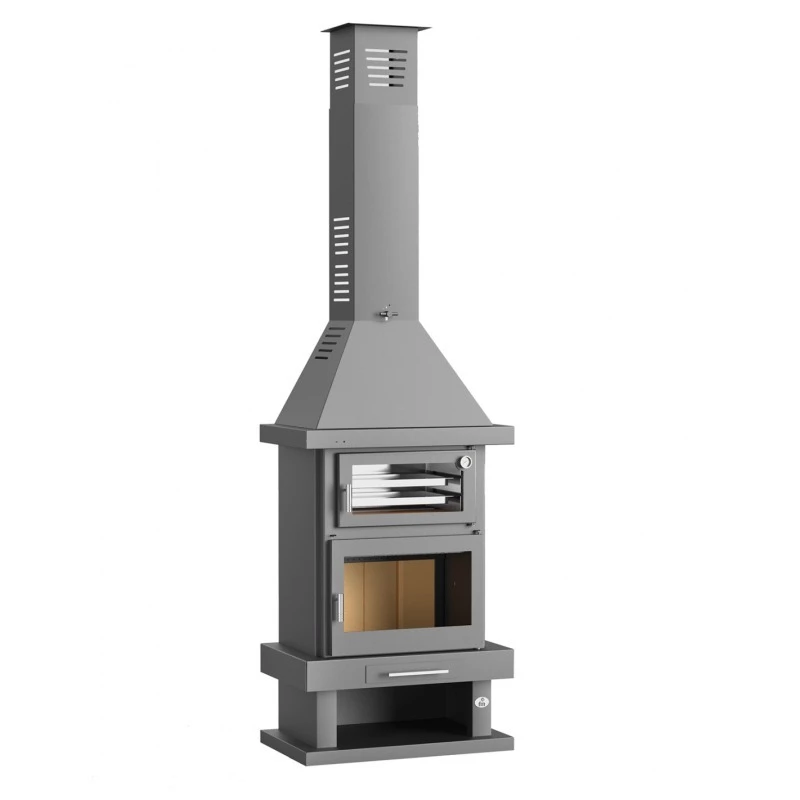 Chimenea Leña Frontal Con Horno Modelo C-300 H 4 Chimenea Leña Frontal Con Horno Modelo C-300 H - Imagen 2