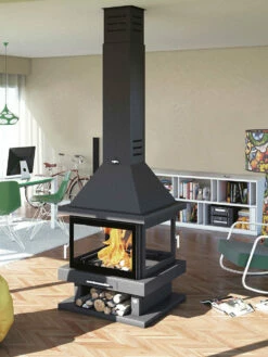 Chimenea De Leña Modelo C-204 -Parilla Ventas 2024 Chimenea de Lena Modelo C 204 2