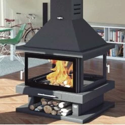 Chimenea De Leña Modelo C-204 K -Parilla Ventas 2024 Chimenea de Lena Modelo C 204 K 1