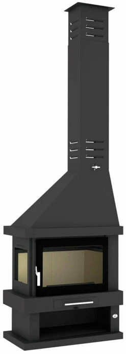Chimenea De Leña Rinconera Modelo C-102 IK