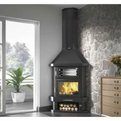 Chimenea De Leña Con Horno C-300 RH -Parilla Ventas 2024 Chimenea de lena con horno C 300 RH 3