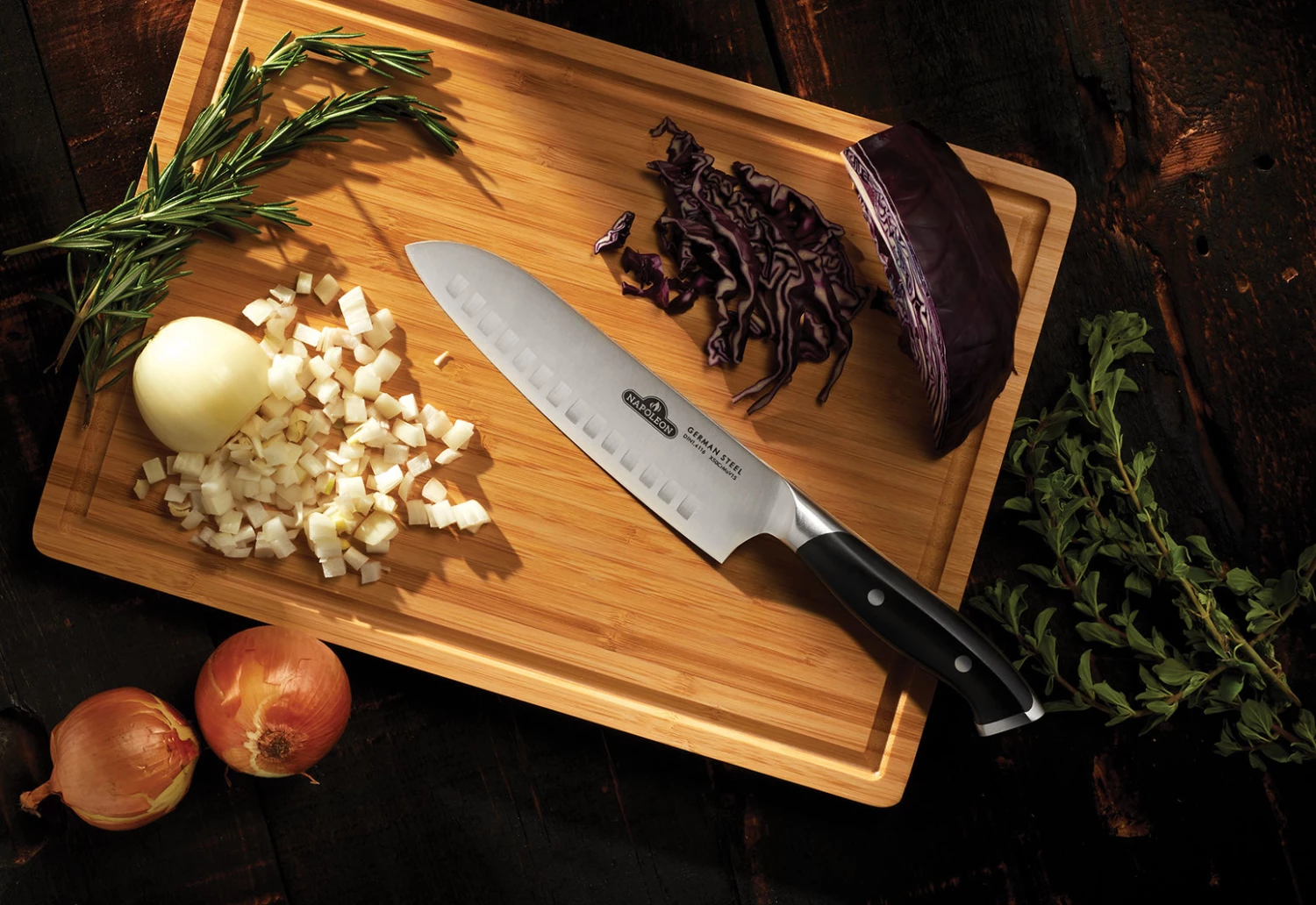 Cuchillo Santoku Napoleon 4 Cuchillo Santoku Napoleon - Imagen 2
