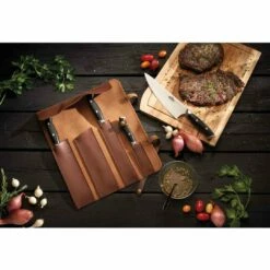 Estuche De Cuero Para Cuchillos Napoleon -Parilla Ventas 2024 Estuche de cuero para cuchillos Napoleon 2