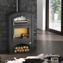 Estufa De Leña Con Horno Modelo M-106 -Parilla Ventas 2024 Estufa De Lena M 106