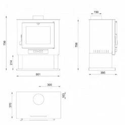 Estufa De Leña Modelo CH-0 9 Estufa De Leña Modelo CH-0 -Parilla Ventas 2024 Estufa Lena Modelo CH 0 2