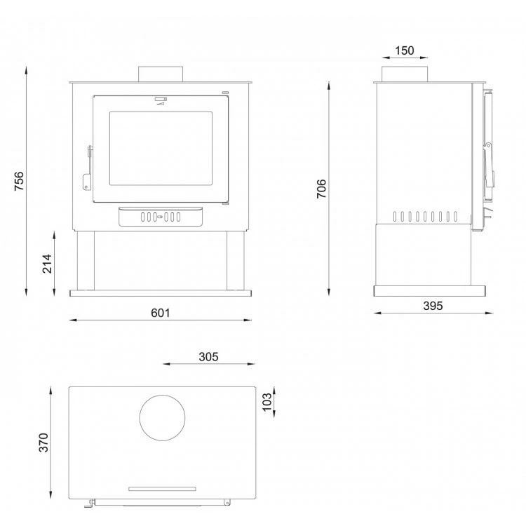 Estufa De Leña Modelo CH-0 6 Estufa De Leña Modelo CH-0 - Imagen 4