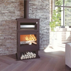 Estufa De Leña Modelo CH-8 -Parilla Ventas 2024 Estufa de Lena Modelo CH 8 3