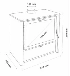 Estufa De Leña Zeux 800 13 Estufa De Leña Zeux 800 -Parilla Ventas 2024 Estufa de Lena Zeux 800 5