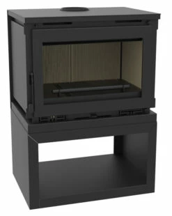 Estufa De Leña Con Turbinas Modelo M-170 L