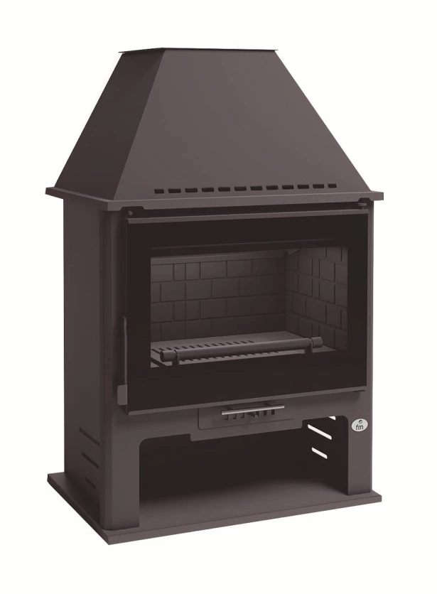 Estufa De Leña Con Turbinas Modelo M-300 TFK 3 Estufa De Leña Con Turbinas Modelo M-300 TFK