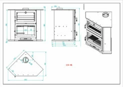 Estufa De Leña De Rincon CH-9 R 7 Estufa De Leña De Rincon CH-9 R -Parilla Ventas 2024 Estufa de Lena de Rincon CH 9 5
