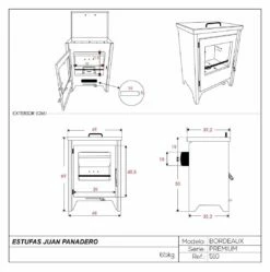 Estufa De Leña Eco Design Bordeaux Premium 11 Estufa De Leña Eco Design Bordeaux Premium -Parilla Ventas 2024 Estufa de lena Eco Bordeaux Premium 7