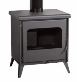 Estufa De Leña Eco Design Veneto Titanium -Parilla Ventas 2024 Estufa de lena Eco Nice Titanium 6