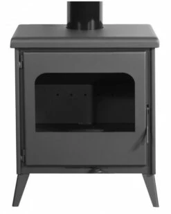 Estufa De Leña Eco Design Veneto Titanium -Parilla Ventas 2024 Estufa de lena Eco Nice Titanium 7