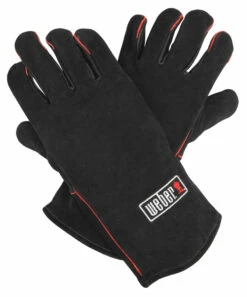 Guantes De Cuero Para Barbacoas Y Estufas -Parilla Ventas 2024 Guantes de Cuero para Barbacoa 1
