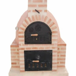 Hornilla Cuadrada Mixta 90 Cm