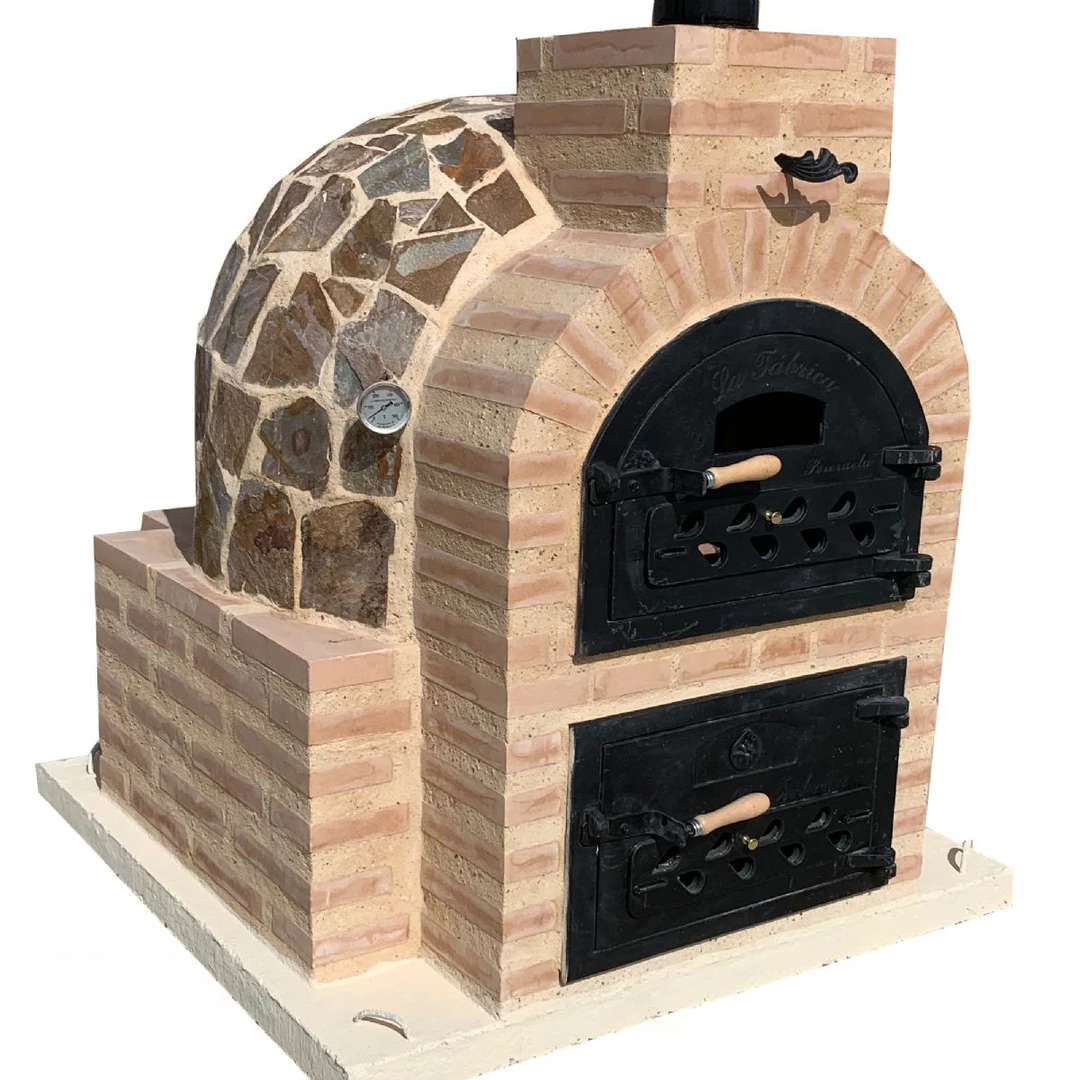 Hornilla Cuadrada Mixta Piedra 75 Cm. 5 Hornilla Cuadrada Mixta Piedra 75 Cm. - Imagen 3