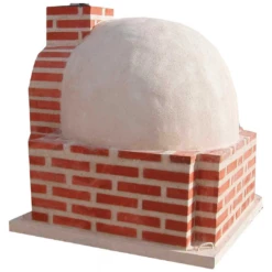 Hornilla Cuadrada Rústica Blanca 80 Cm. -Parilla Ventas 2024 Hornilla Cuadrada Rustica Blanca 80 cm 3