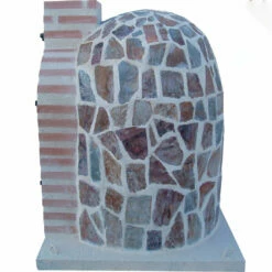 Hornilla Redonda Piedra Multicolor 80 Cm. -Parilla Ventas 2024 Hornilla redonda Piedra Multicolor 80 cm 3