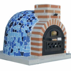 Horno Montado Mosaico Mediterráneo 90 Cm. -Parilla Ventas 2024 Horno montado Mosaico Mediterraneo 2