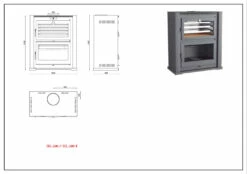 Horno De Leña Modelo HL-200 F -Parilla Ventas 2024 Horno de Lena Modelo HL 200 F 3