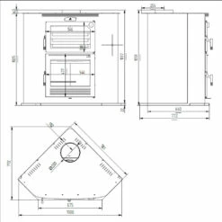 Horno De Leña Modelo HL-100 R -Parilla Ventas 2024 Horno de Lena Modelo H 100 R 10