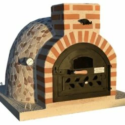 Horno Montado Mármol Crema 75 Cm. -Parilla Ventas 2024 Horno montado Marmol Crema 1